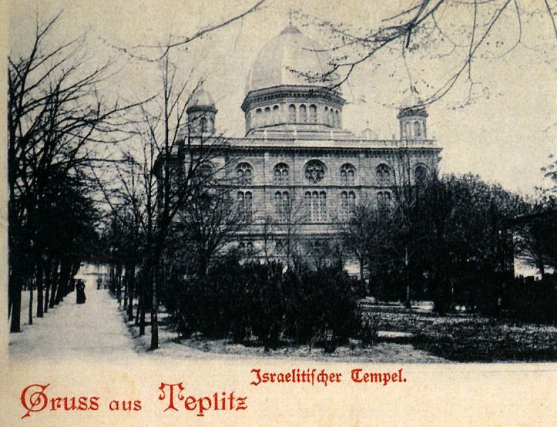 Pohled z Lipov na Synagogu
